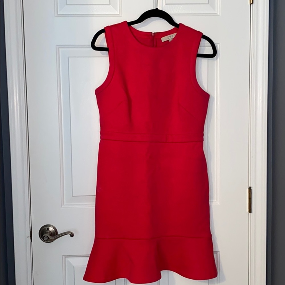 LOFT Peplum Dress